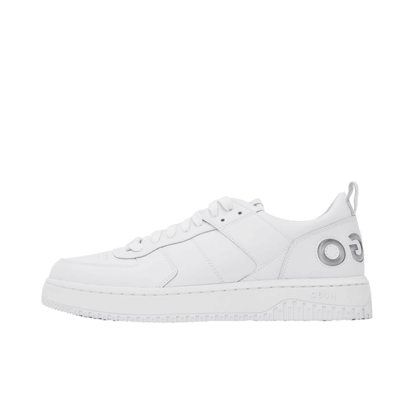 Sneakers og sko BOSS Faux-Leather Sneakers Hvid | 50523442