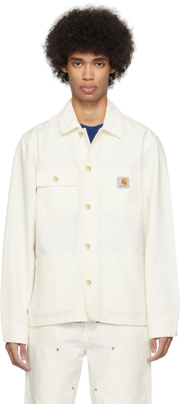 Jakke Carhartt WIP Work Jacket Hvid | I031519, 0