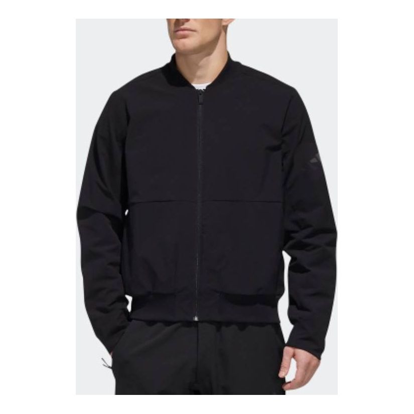 Bomberjakke adidas Originals Pilot Sports Baseball Jacket Sort | FM9415
