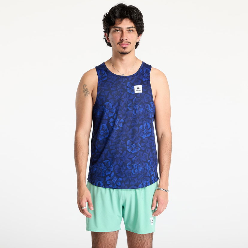 Tanktop Saysky SAYSKY Flower Combat Singlet Blå | NMRSI31C1029