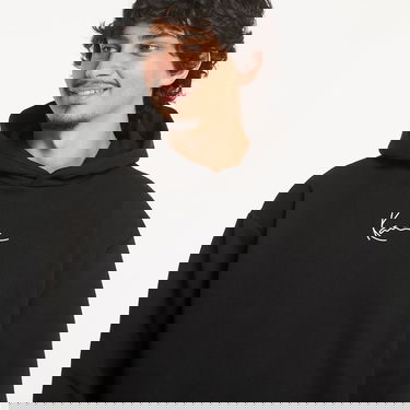 Sweatshirt Karl Kani Small Signature Essential OS Hoodie Black Sort | KM-HD021-001-01, 1