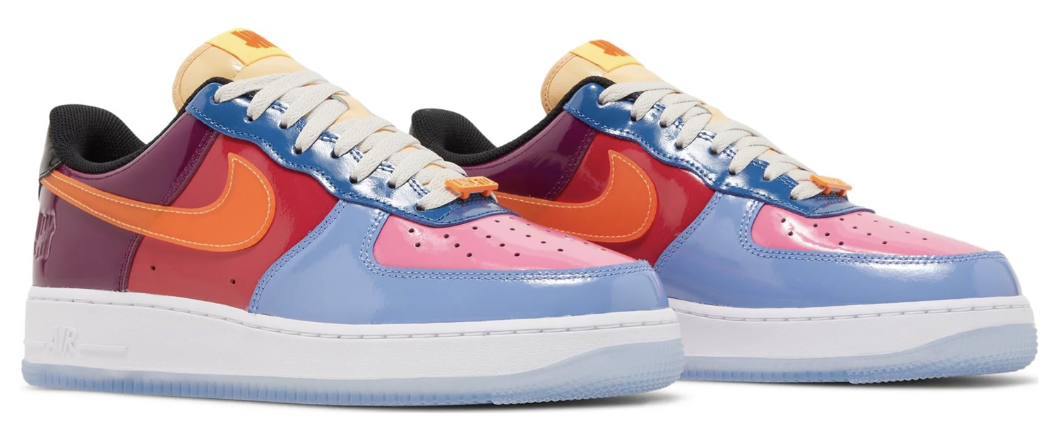 Sneakers og sko Nike Air Force 1 Low SP Undefeated Multi-Patent Total Orange Flerfarvet | DW5255-400, 1