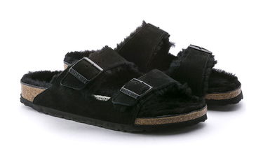Sneakers og sko Birkenstock Arizona Shearling Black Narrow Fit Sort | 752663, 2
