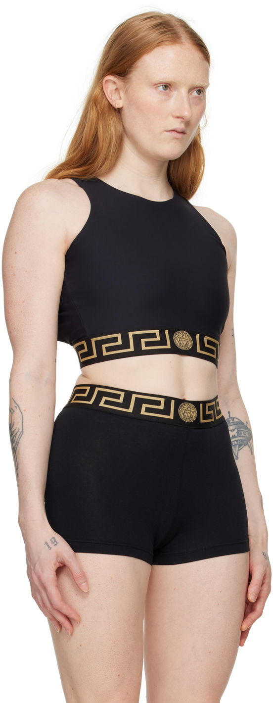 Tanktop Versace Versace Greca Border Sports Bra Sort | 1010783_1A06229_1B000, 1