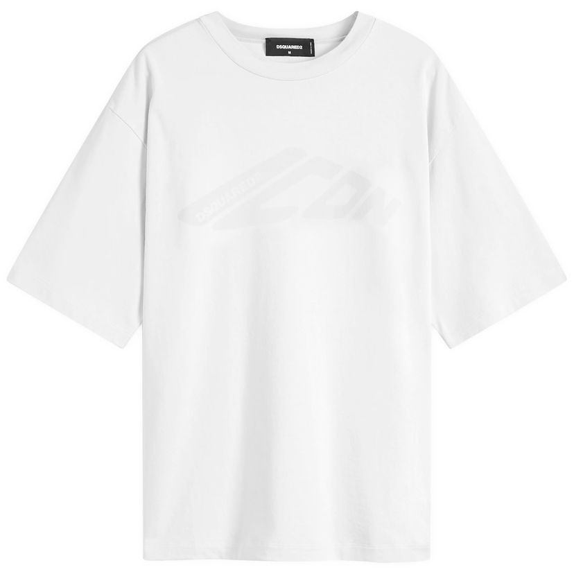 T-shirt DSQUARED2 ICON Loose Fit T-Shirt Hvid | S79GC0107-S24583-100