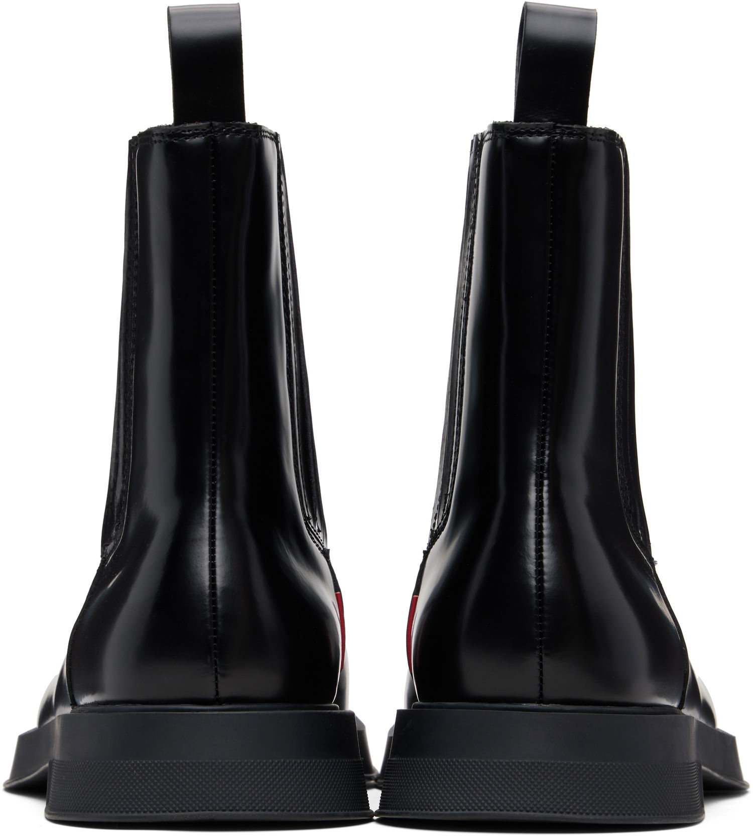 Sneakers og sko BOSS Hugo Embossed-Logo Chelsea Boots Sort | 50552567, 1