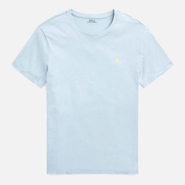 T-shirt Polo by Ralph Lauren Polo Ralph Lauren Custom-Slim-Fit Rundhals-T-Shirt Blå | 710671438362, 2