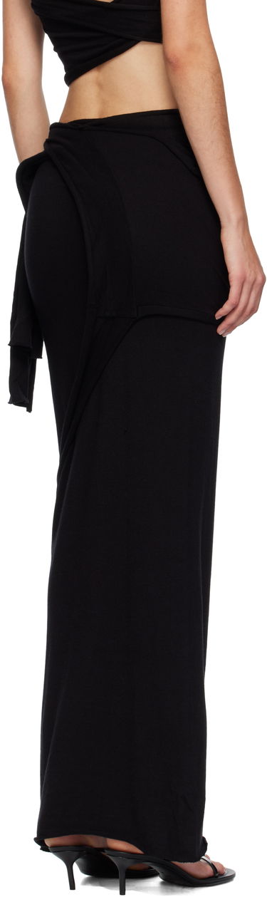 Nederdel Ottolinger Ottolinger Lounge Drape Maxi Skirt Sort | 107-302007-01, 2