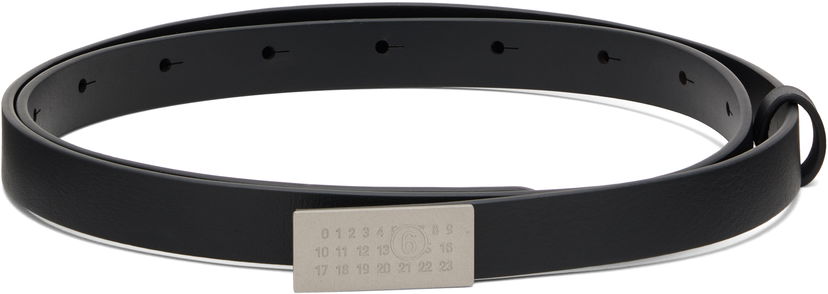 Bælter Maison Margiela Numeric Belt Sort | SA5TP0011 P8332