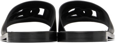 Sneakers og sko Dolce & Gabbana Black Logo Slides Sort | A80397AO602, 1