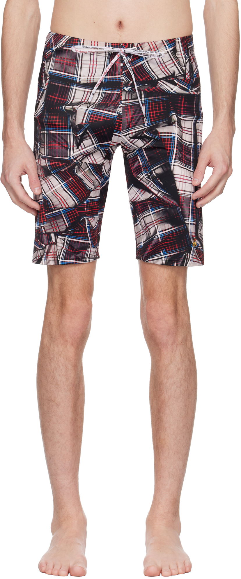 Badetøj Vivienne Westwood Vivienne Westwood Draped Tartan Swim Shorts Flerfarvet | 8101000M-J0099-