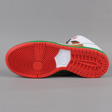 Sneakers og sko Nike SB Dunk High Premium Hvid | 313171-201, 4