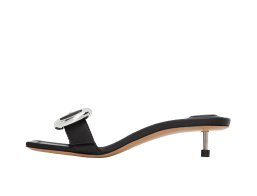 Sneakers og sko Jacquemus Black Le Chouchou 'Les Sandales Regalo Basses' Heels Sort | 23H233FO117-3073