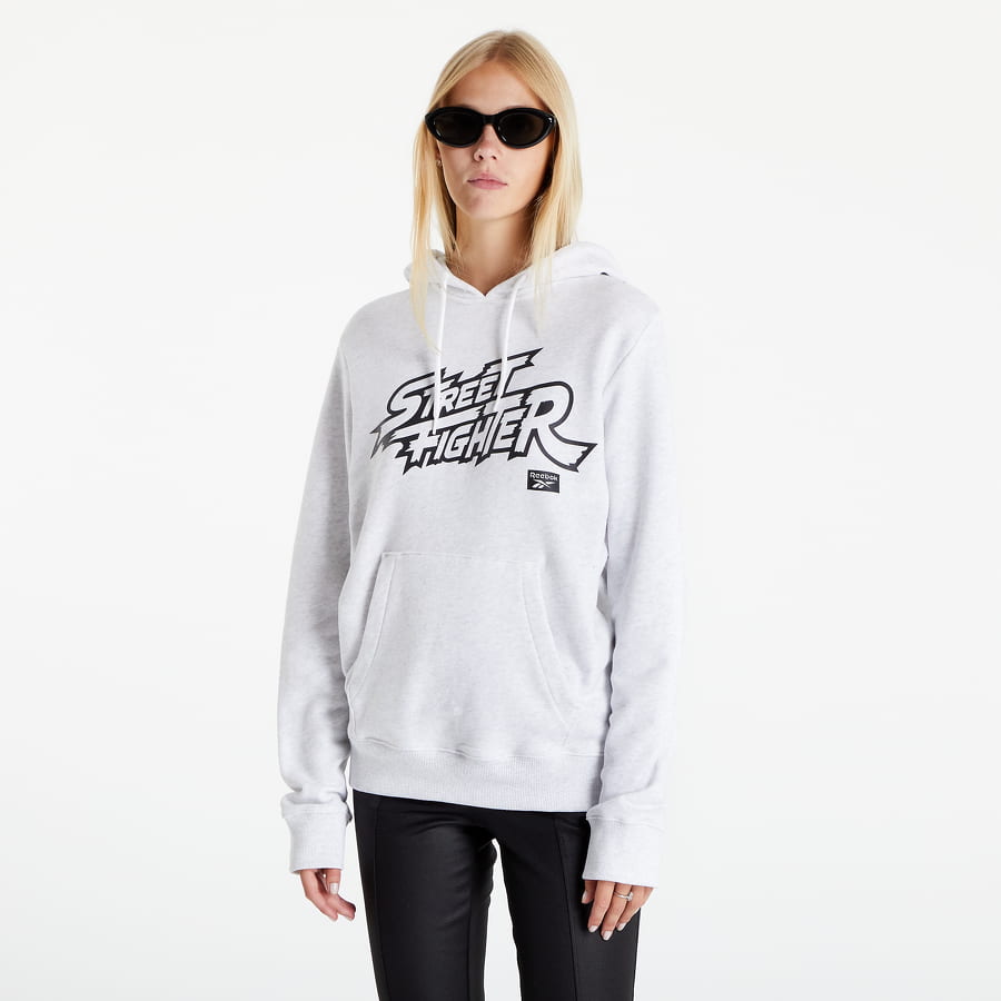 Sweatshirt Reebok Street Fighter x Graphic Hoodie Grå | HU1702, 1