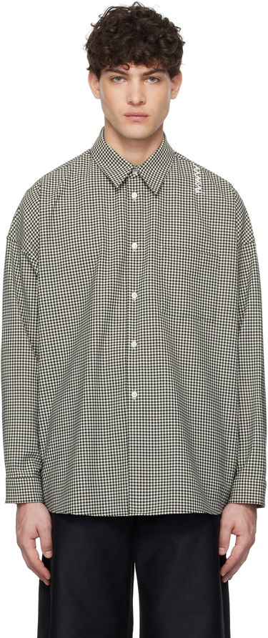 Skjorte Marni Marni Checked Wool Shirt Beige | CUMU0061S5 UTP787, 0