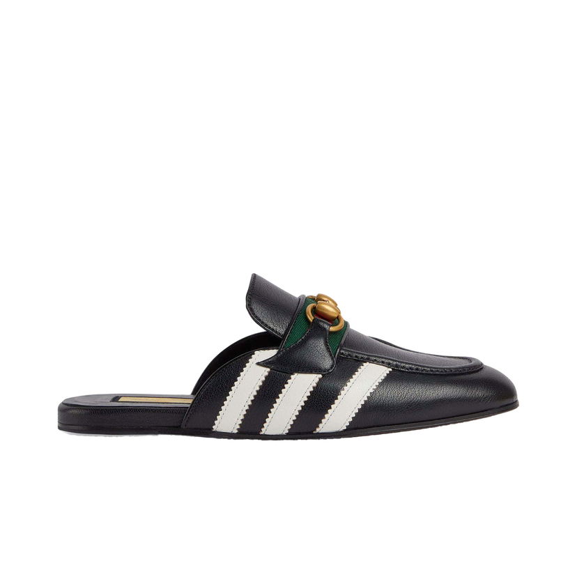 Sneakers og sko Gucci adidas x Horsebit Slippers Black W Sort | 721482 AAA71 1090