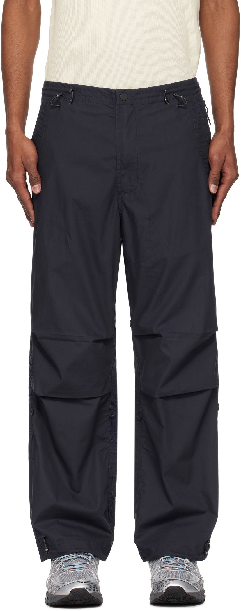 Cargo bukser Maharishi Maharishi Crow & Heron Loose Snopants Trousers Mørkeblå | 6102