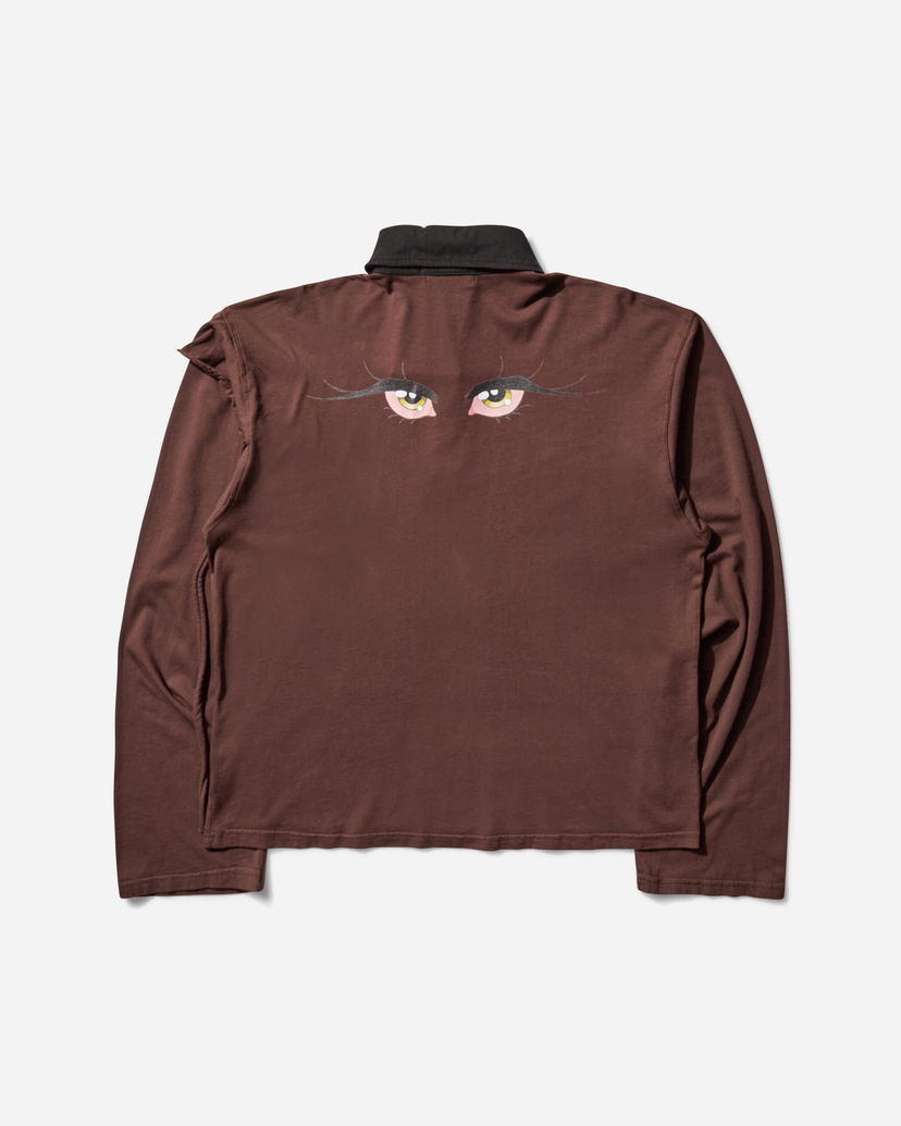 Polo skjorte Ottolinger Julien Ceccaldi Longsleeve Polo Brun | 11510291503 BRW