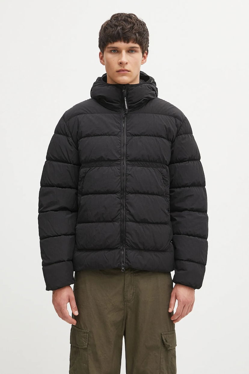Puffer jakke C.P. Company Winter Puffer Jacket Sort | 19CMOW011A005904G