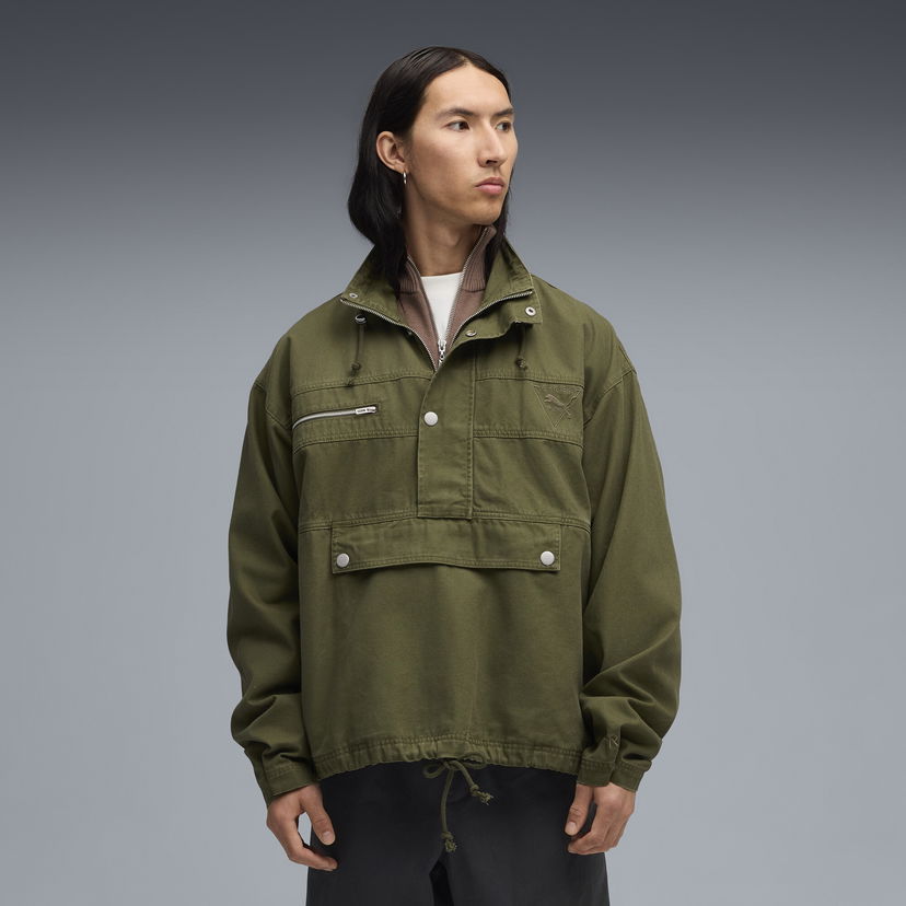 Jakke Puma PUMA x REPRESENT Anorak Jacket Grøn | 632541_92