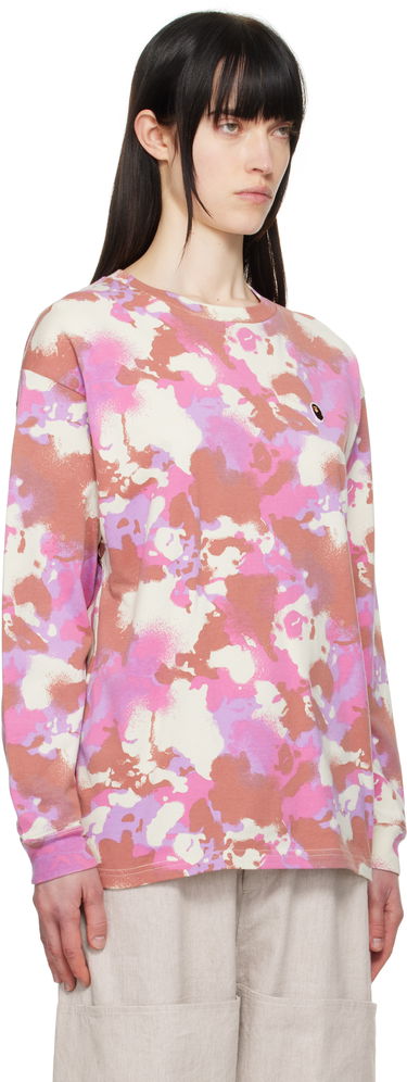 T-shirt BAPE A Bathing Ape Map Camo Long Sleeve T-Shirt Flerfarvet | 001LTL302001L, 4