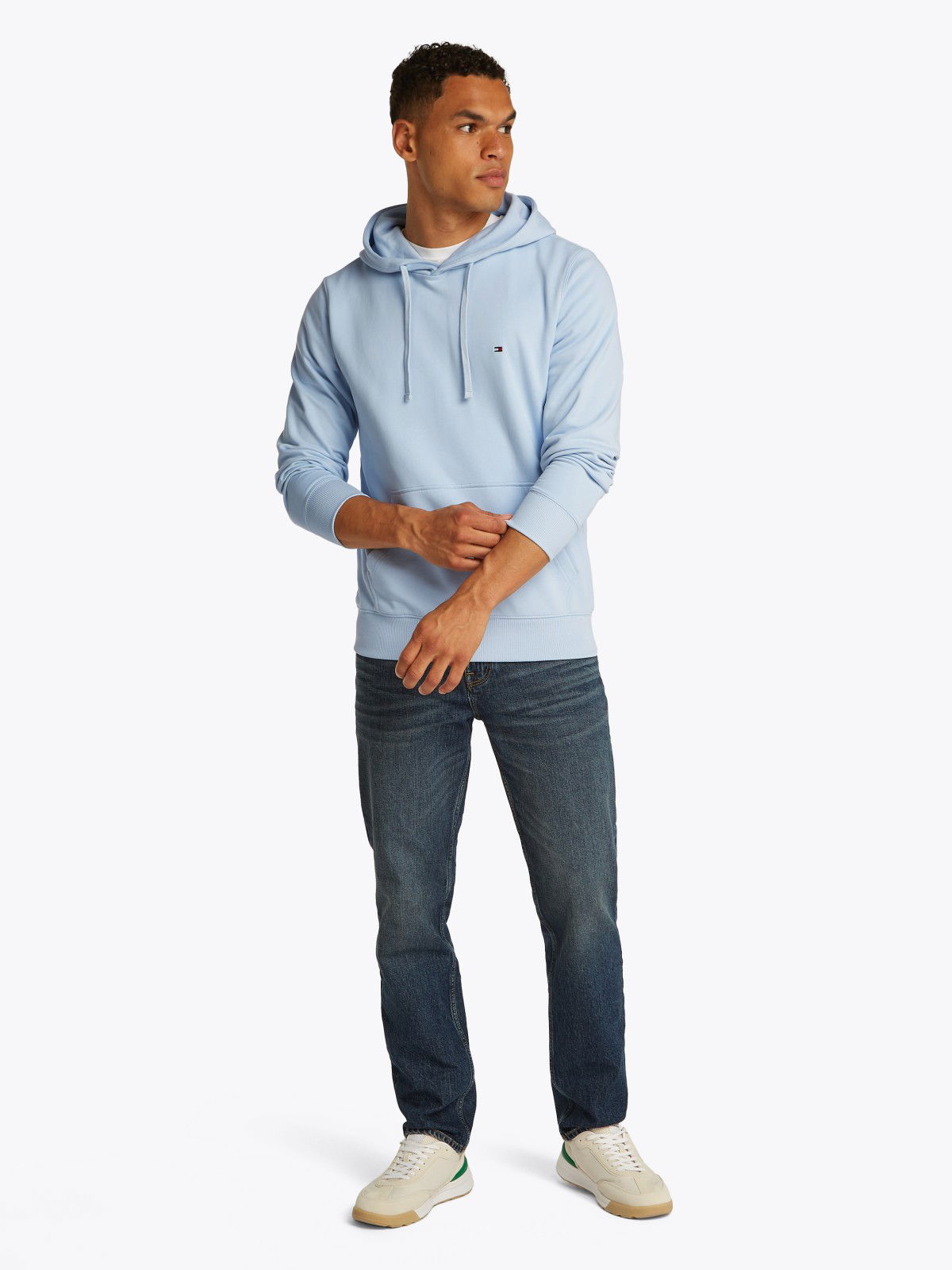 Sweatshirt Tommy Hilfiger Tommy Hilfiger Essential Terry Hoodie Blå | MW0MW37235C1O, 1