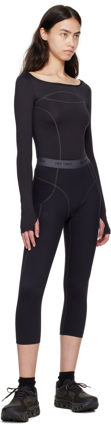 Leggings On Running FKA twigs Edition Studio Sport Cropped Leggings Sort | 1WF11690553, 3