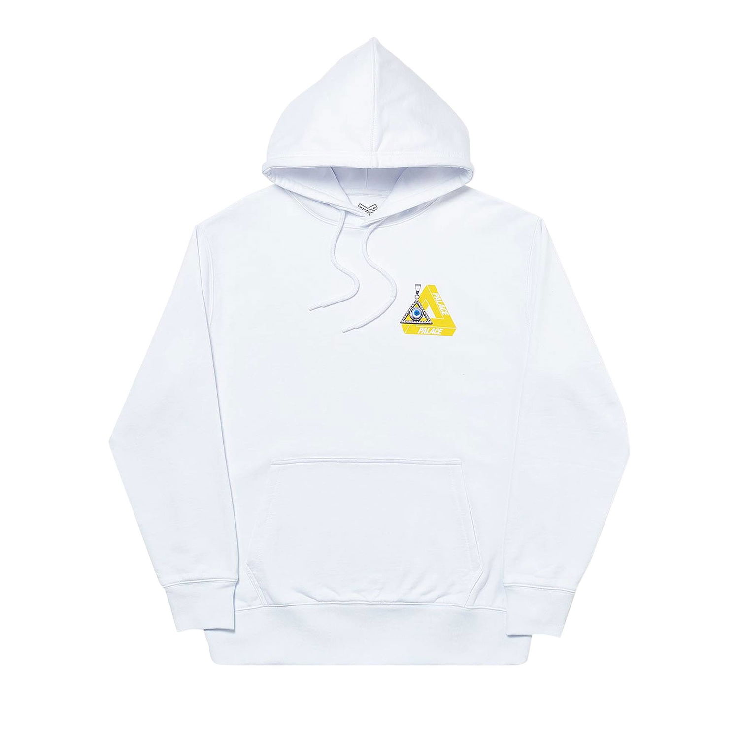 Sweatshirt Palace Tri-Smiler Hood Hvid | P18HD053, 1