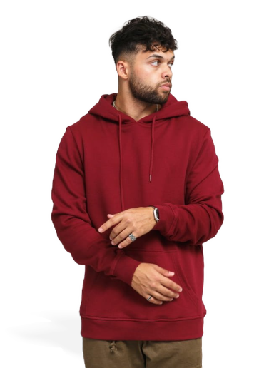 Sweatshirt Urban Classics Organic Basic Hoody Bourgogne | TB3086 vínová