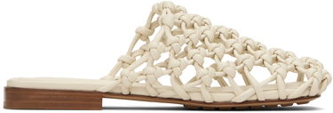 Sneakers og sko Bottega Veneta Bottega Veneta Supple Lambskin Flat Sandals Hvid | 827669 V3H60, 0