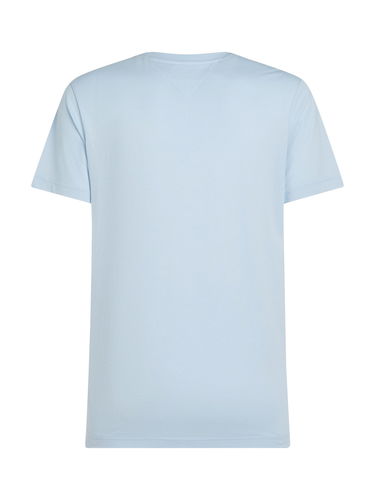 T-shirt Tommy Hilfiger Tommy Hilfiger Flag Box T-Shirt Blå | MW0MW38636C1O, 5