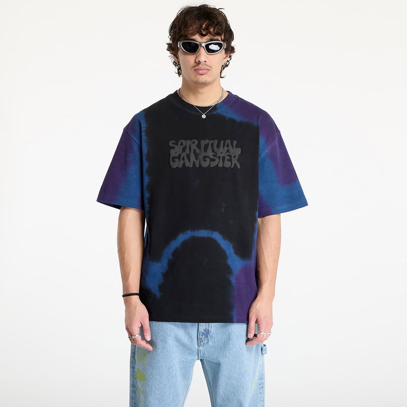 T-shirt Footshop Tie Dye T-Shirt With Logo Print Lilla | FTSHP_385