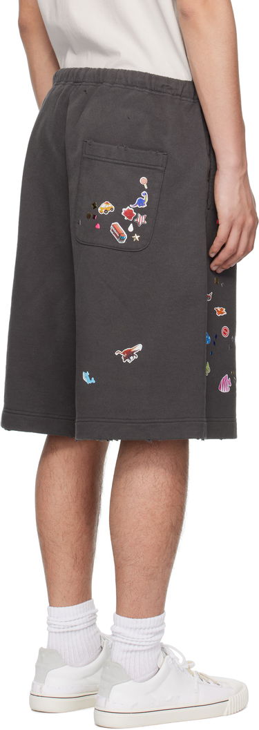 Shorts Maison MIHARA YASUHIRO MIHARA YASUHIRO Sticker Graphic Shorts Grå | A14SP553, 2