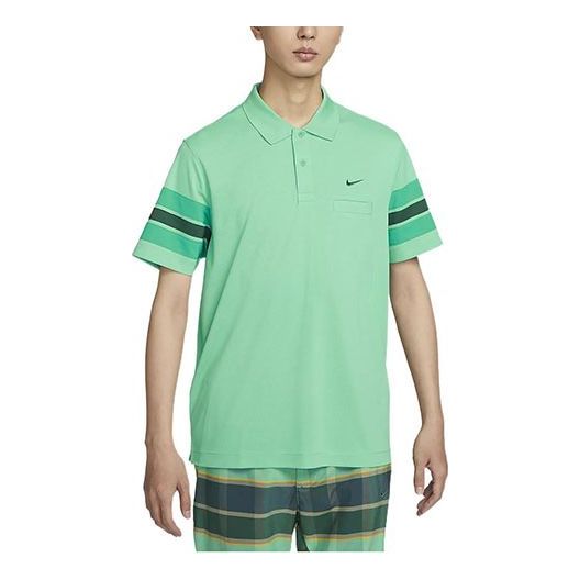 Polo skjorte Nike Men's Striped Golf Polo Grøn | DX9217-363