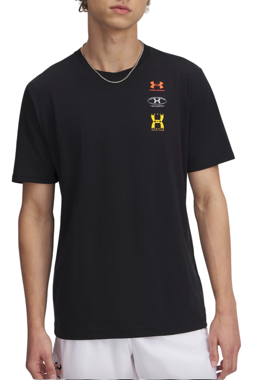 T-shirt Under Armour 60/40S EVOL Logo Short Sleeve T-Shirt Sort | 1390165-001