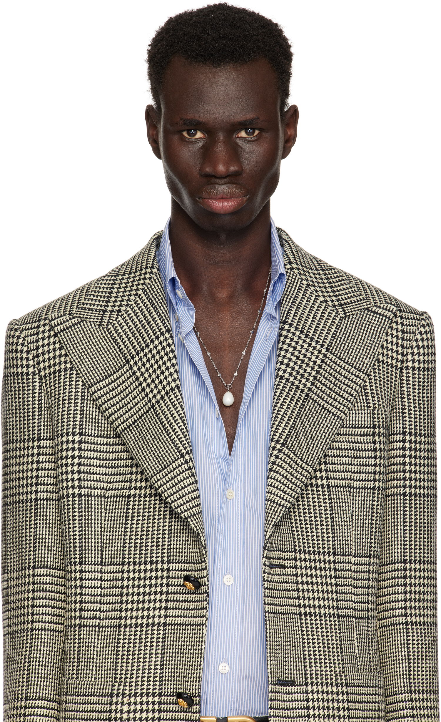 Halskæde Valentino Valentino Garavani VLogo Signature Pearl Pendant Necklace Metalisk | 6Y2J0S48LFD, 1