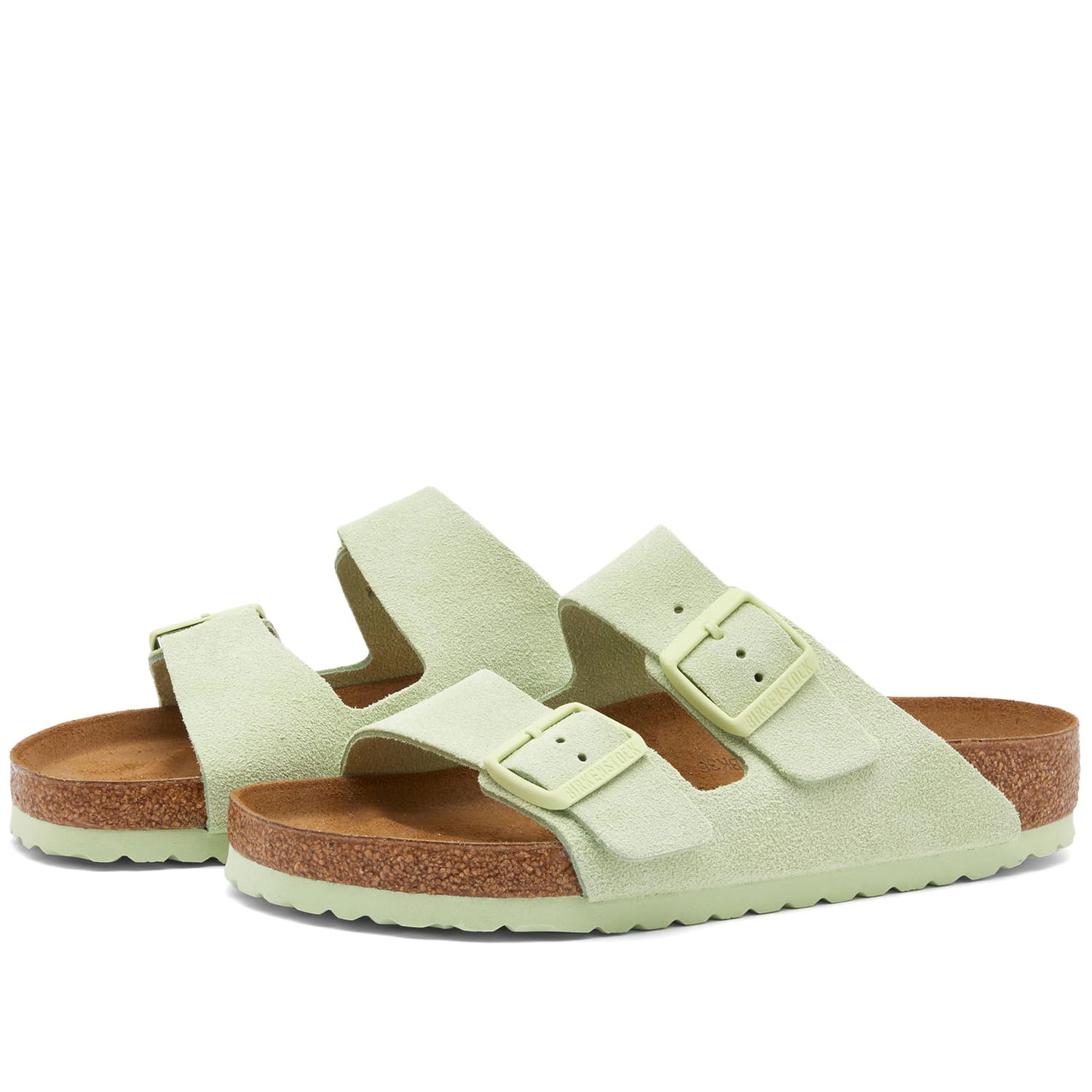 Sneakers og sko Birkenstock Arizona Faded Lime Suede Grøn | 1026811, 0