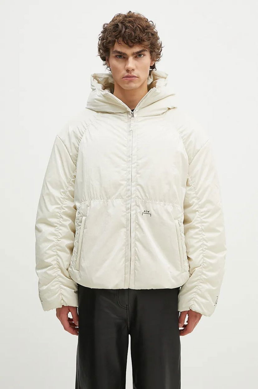 Puffer jakke A-COLD-WALL* Veneer Oversized Puffer Jacket Beige | ACWMO268