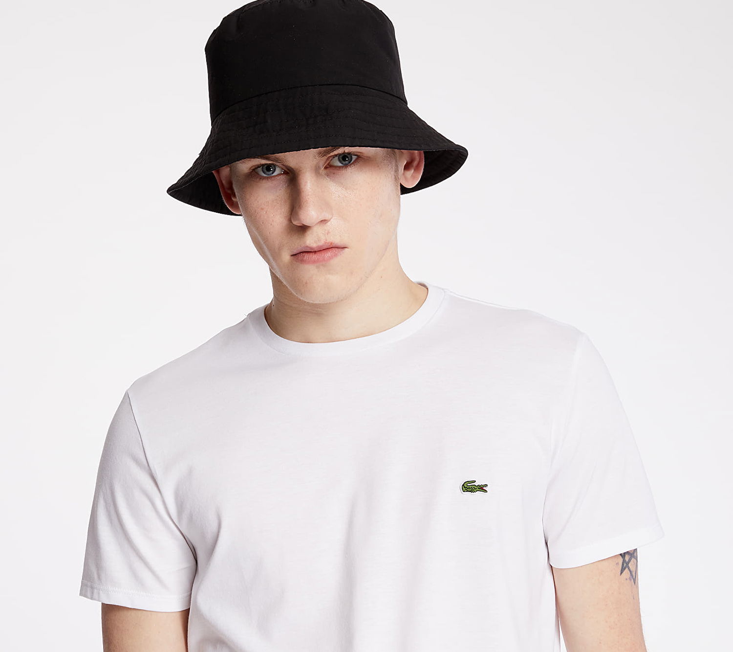 T-shirt Lacoste Pima Tee Hvid | TH6709 00 001, 1