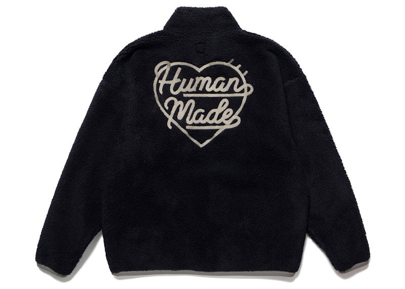 Sweatshirt Human Made Fleece Pullover Mørkeblå | HM24JK028