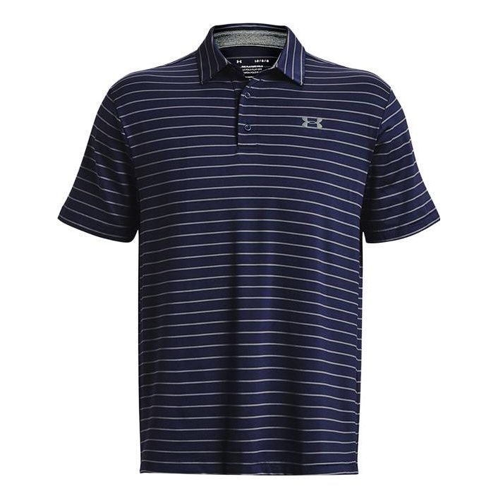 Polo skjorte Under Armour Playoff Core Stripe Polo Blå | 1351130-410