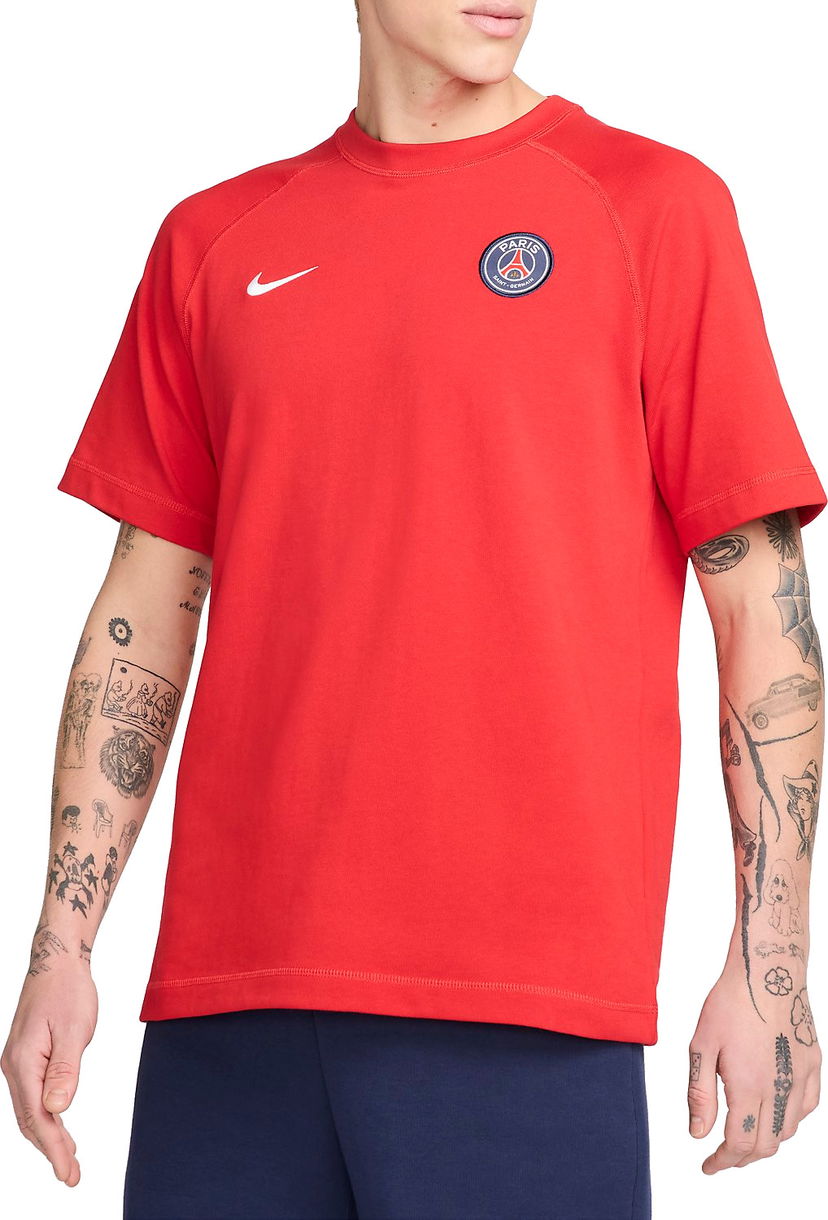 T-shirt Nike PSG M NK TRAVEL SS TOP ESN Rød | fz7211-657