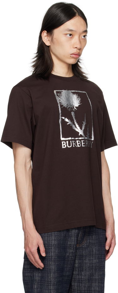 T-shirt Burberry Burberry Foil Graphic T-Shirt Brun | 8116887, 1