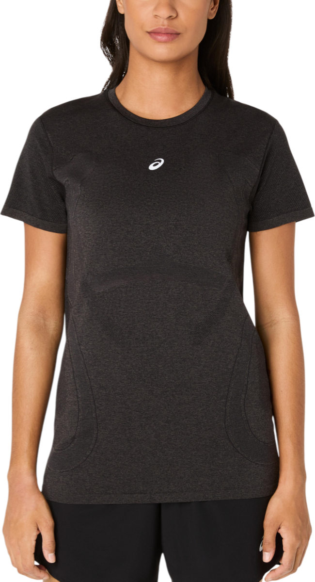 T-shirt Asics Asics Road Seamless Short Sleeve T-Shirt Sort | 2012d292-001, 0