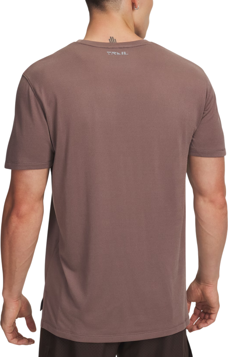 T-shirt Under Armour Trail Run Short Sleeve T-Shirt Brun | 1389807-256, 1