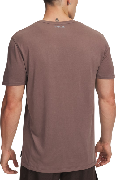 T-shirt Under Armour Trail Run Short Sleeve T-Shirt Brun | 1389807-256, 1