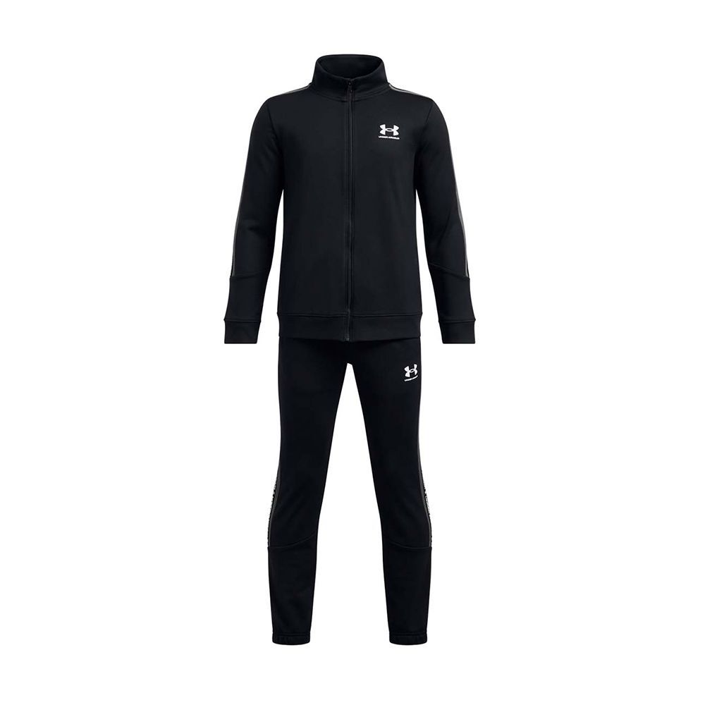 Træningsdragt Under Armour Icon Knit Tracksuit Sort | 1390295-001, 0
