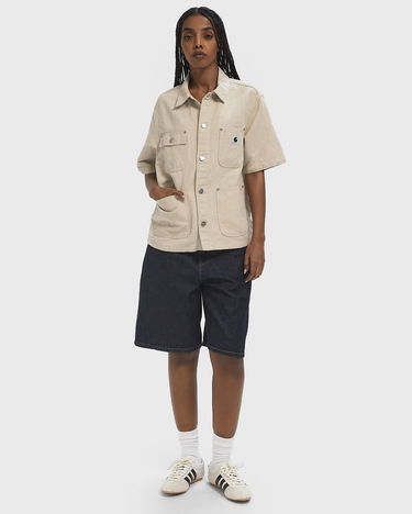 Skjorte Carhartt WIP Short Sleeve Michigan Shirt Beige | I035573-05.02, 2