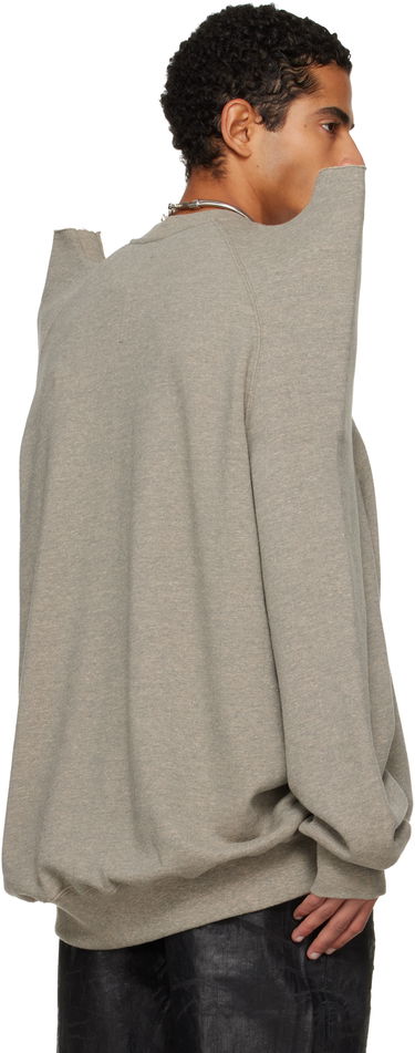 Sweatshirt Rick Owens Concordians Tecsweat Sweatshirt Grå | DU02E7272 FGM, 2