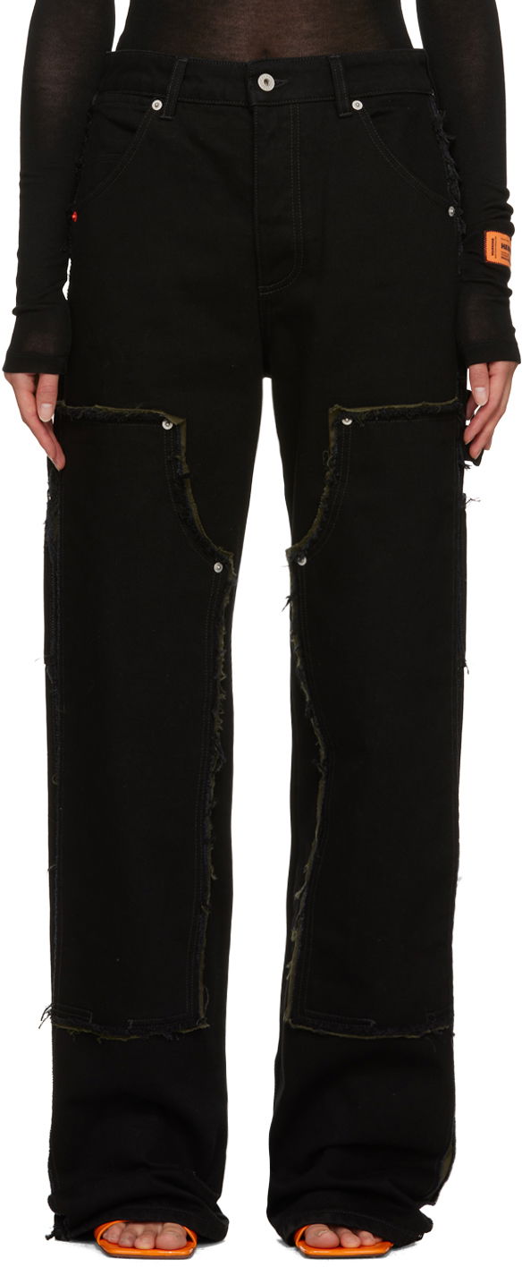 Jeans HERON PRESTON Rebuilt Carpenter Jeans Sort | HWYB009F23DEN0011000, 0